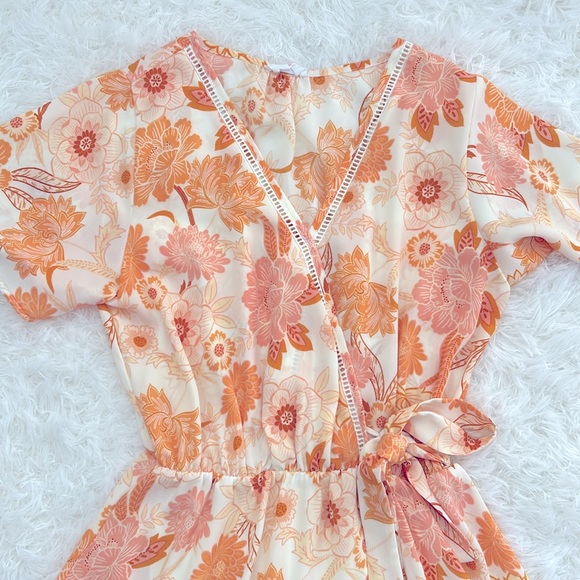 Peach Summer Dress - Picture 2 of 3